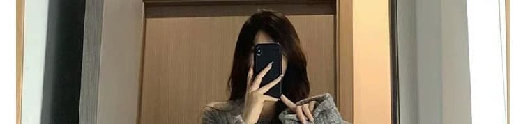 봄 가을 복부 지지 섹션 임산부 작은 슬랙스 신축성 부츠컷 캐주얼 바지 도루 센스 봄과 가을 외출용 트렌디 엄마 상세 이미지 27