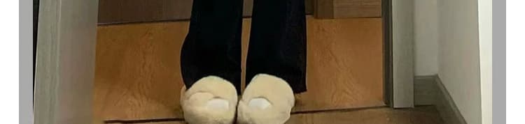 봄 가을 복부 지지 섹션 임산부 작은 슬랙스 신축성 부츠컷 캐주얼 바지 도루 센스 봄과 가을 외출용 트렌디 엄마 상세 이미지 44