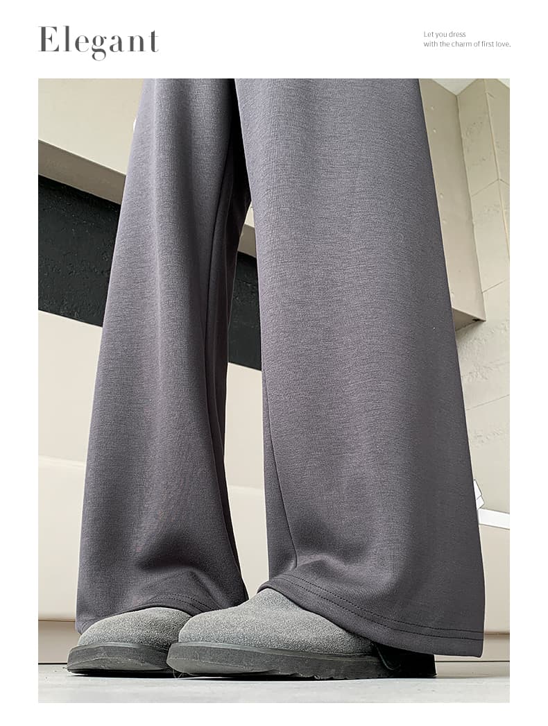 실사 품질 m-3xl 펌프 로프 도루 센스 임산부 스트레이트 팬츠 봄 가을 새로운 임산부 넓은 다리 길이 바지 상세 이미지 24
