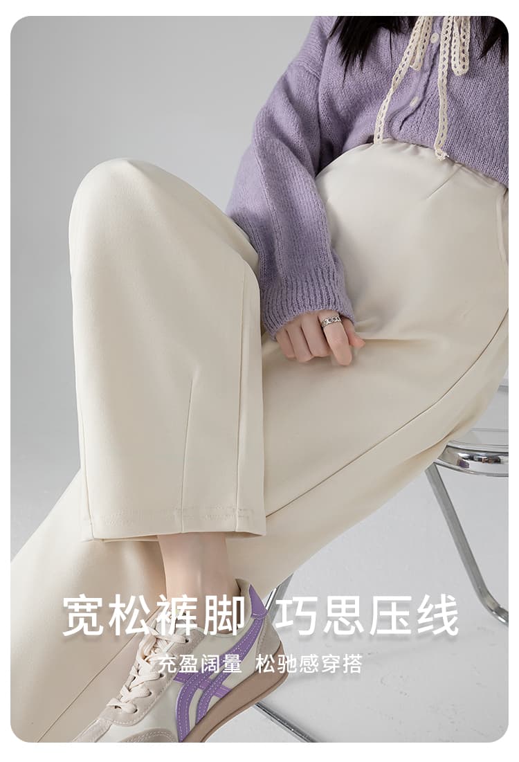 실사 품질 m-3xl 봄과 가을 작은 키 임산부 9부 바지 펌프 로프 캐주얼 외출용 스트레이트 없음 복부 지지 상세 이미지 9