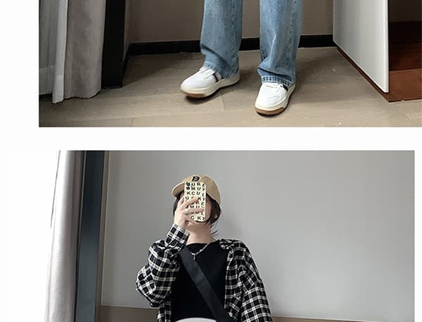 6 색 선택 사항 임산부 넓은 다리 청바지 루즈핏 봄과 가을 외출용 슬림해 보이는 도루 센스 스트레이트 바닥 청소 클래식 다용도 상세 이미지 26