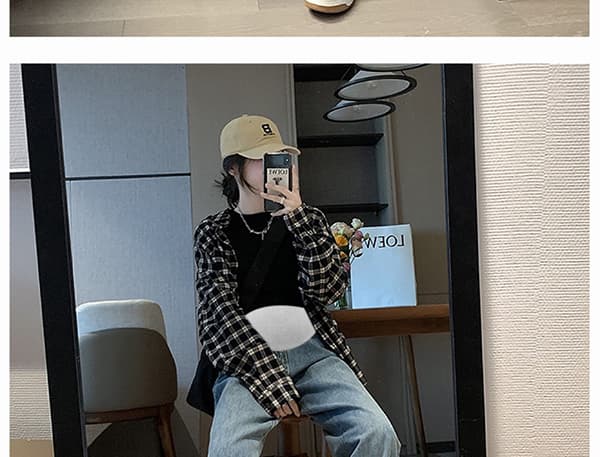 6 색 선택 사항 임산부 넓은 다리 청바지 루즈핏 봄과 가을 외출용 슬림해 보이는 도루 센스 스트레이트 바닥 청소 클래식 다용도 상세 이미지 28