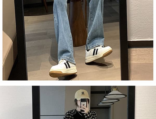 6 색 선택 사항 임산부 넓은 다리 청바지 루즈핏 봄과 가을 외출용 슬림해 보이는 도루 센스 스트레이트 바닥 청소 클래식 다용도 상세 이미지 29