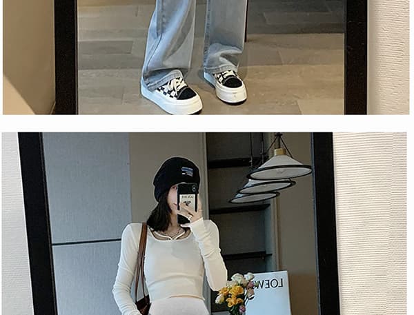 6 색 선택 사항 임산부 넓은 다리 청바지 루즈핏 봄과 가을 외출용 슬림해 보이는 도루 센스 스트레이트 바닥 청소 클래식 다용도 상세 이미지 41