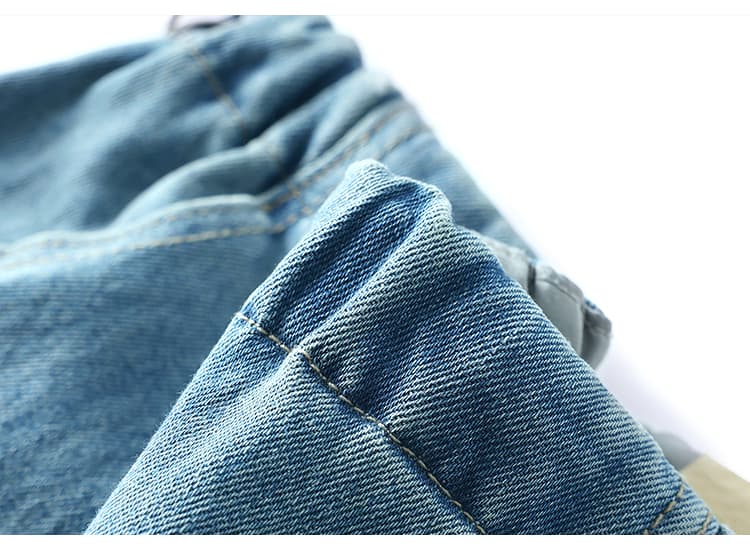 임산부 가을 모통이 칼 청바지 신축성 와이드 레그 팬츠 캐주얼 바지 외출용 임산부 바지 트렌디 엄마 바지 상세 이미지 15