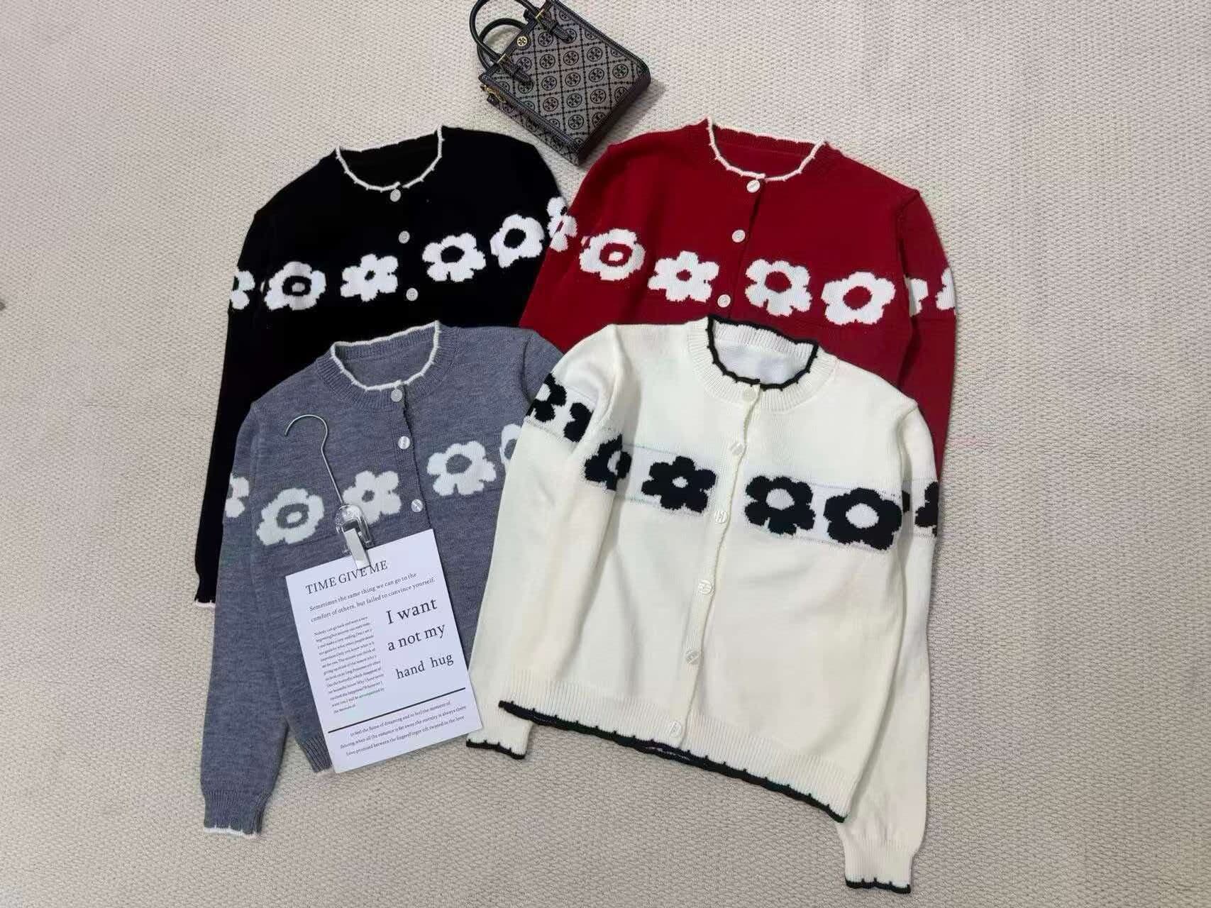 cozydays 달콤함 자카드 니트 오픈 가디건 여성 가을 새로운 다용도 스택 착용 부드러운 찹쌀 라운드 넥 스웨터 상세 이미지 2