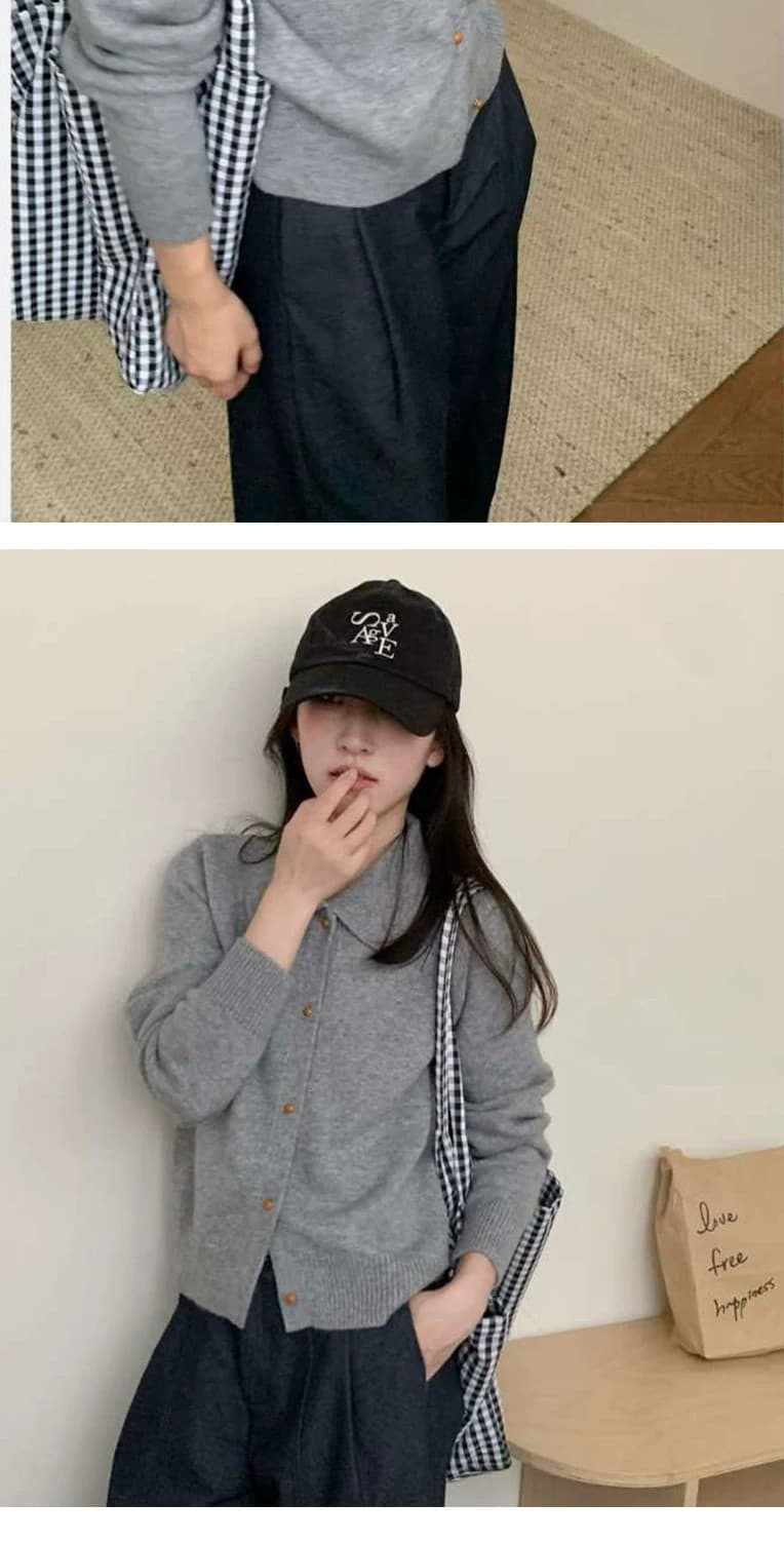 2026 새로운 폴로 칼라 샤 징 버클 품격 니트 오픈 가디건 여성 가을 겨울 슈퍼 잘 생긴 ~ 중 부드러운 찹쌀 스웨터 코트 맨위 상세 이미지 9