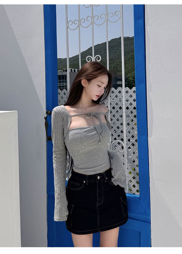 한국 동대문 새로운 섹시함 몸매 가꾸기 벨트 가슴 패드 가슴 볼륨업 모으다 이슬 뼈의 튜브탑 다용도 조끼 맨위 여성 상세 이미지 47