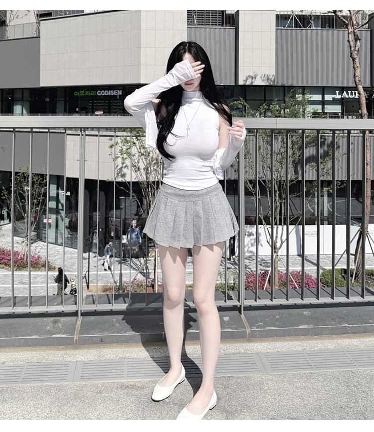 한국 동대문 품격 다용도 몸매 가꾸기 섹시함 순수한 욕망 바람 여성 반하이넥 민소매 티셔츠 조끼 맨위 상세 이미지 15