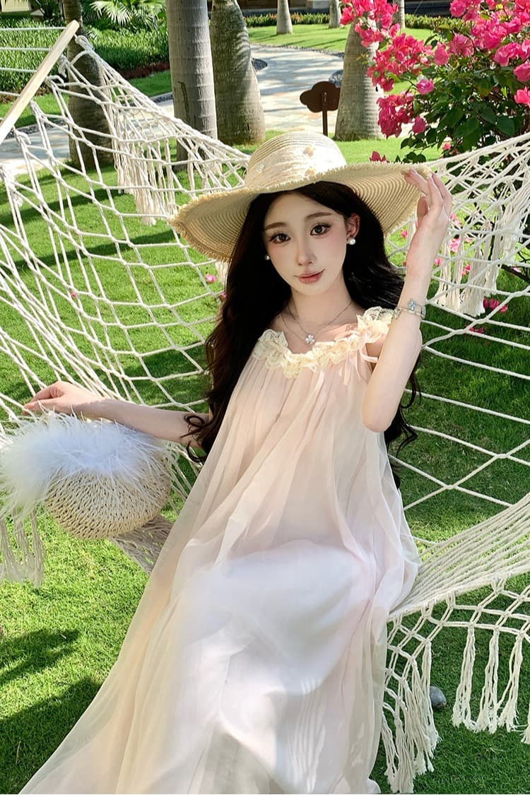 새로운 요정 제품 무거운 작업 다중 레이어 복잡한 레이스 드레스 게으른 치마 이미지 6