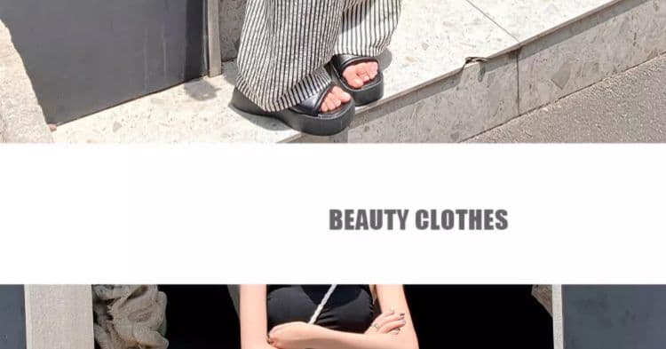 임산부 바지 스트라이프 와이드 레그 팬츠 여름 새로운 하이웨이스트 도루 센스 버블 면 스트레이트 세로 줄무늬 캐주얼 차가운 바지 상세 이미지 46