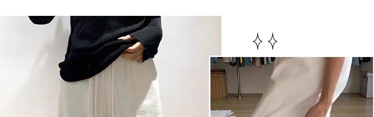 화이트 바지 아니요 르 배 2026 여름 새로운 펌프 로프 루즈핏 스트레이트 도루 센스 바지 임산부 바지 상세 이미지 5