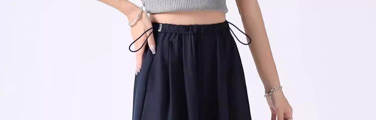 여름 임산부 바지 얼음 실크 루즈핏 패션 캐주얼 와이드 레그 팬츠 스트레이트 팬츠 9부 바지 임산부 루즈핏 바지 상세 이미지 36