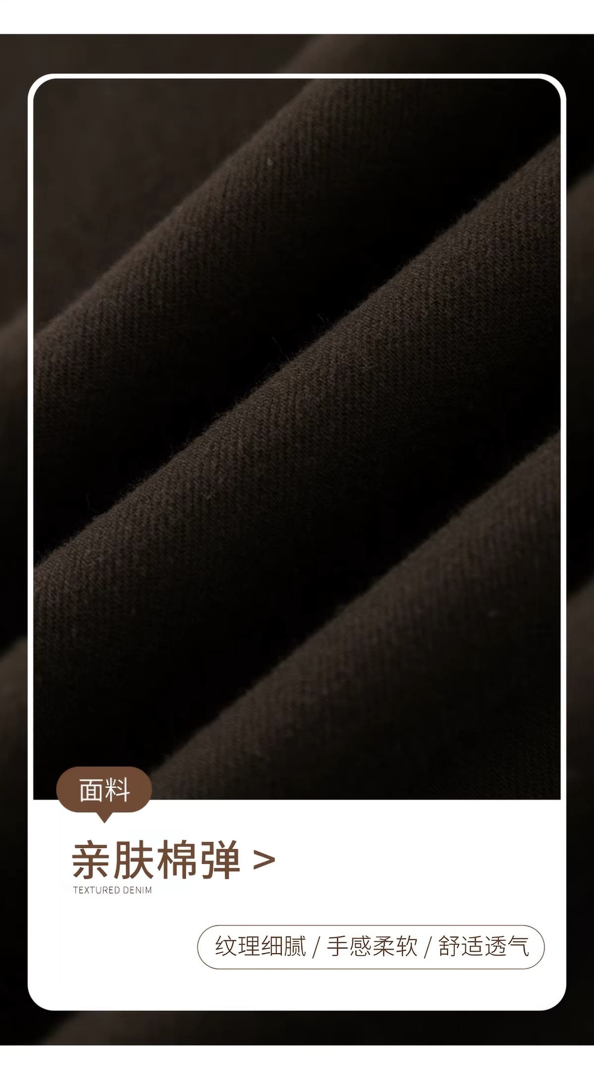 핏 스타일 슈퍼 잘 생긴 ~ 중 바지 브라운 넓은 다리 캐주얼 바지 여성 2026 새로운 가을 작은 키 9 포인트 모통이 칼 바지 상세 이미지 6