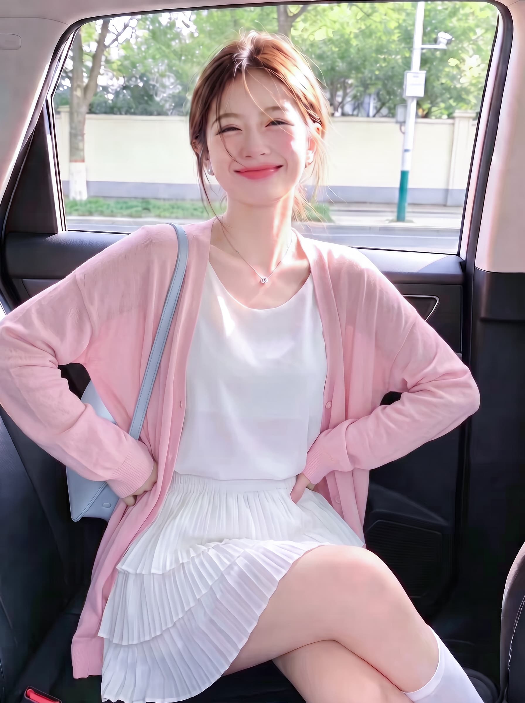 프랑스식 편안함 디자인 센스 여름 긴팔 자외선 차단 블라우스 다용도 얼음 실크 맨위 여성 상세 이미지 4