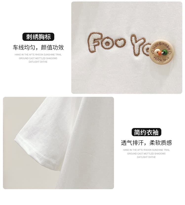 실사 학원 스타일 넥타이 POLO 칼라 반팔 티셔츠 여성 2026 년 여름 루즈핏 쇼트 스타일 맨위 반소매 동정 상세 이미지 6
