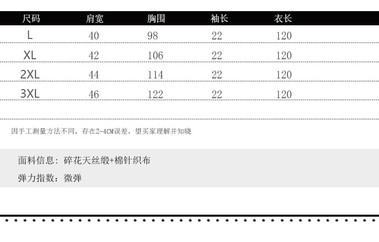 실사 2026 여름 새로운 롱 코트 빅 사이즈 패치워크 기하학 꽃무늬 주간 실크 공단 페이크 레이어드 반팔 드레스 상세 이미지 2