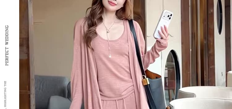 출산 착용 3종 세트 매운맛 엄마 섹션 2026 인터넷 유명인 섹션 임신 기간 착용 가져 가라. 빅 사이즈 세트 와이드 레그 팬츠 돼지 코 버클 상세 이미지 23