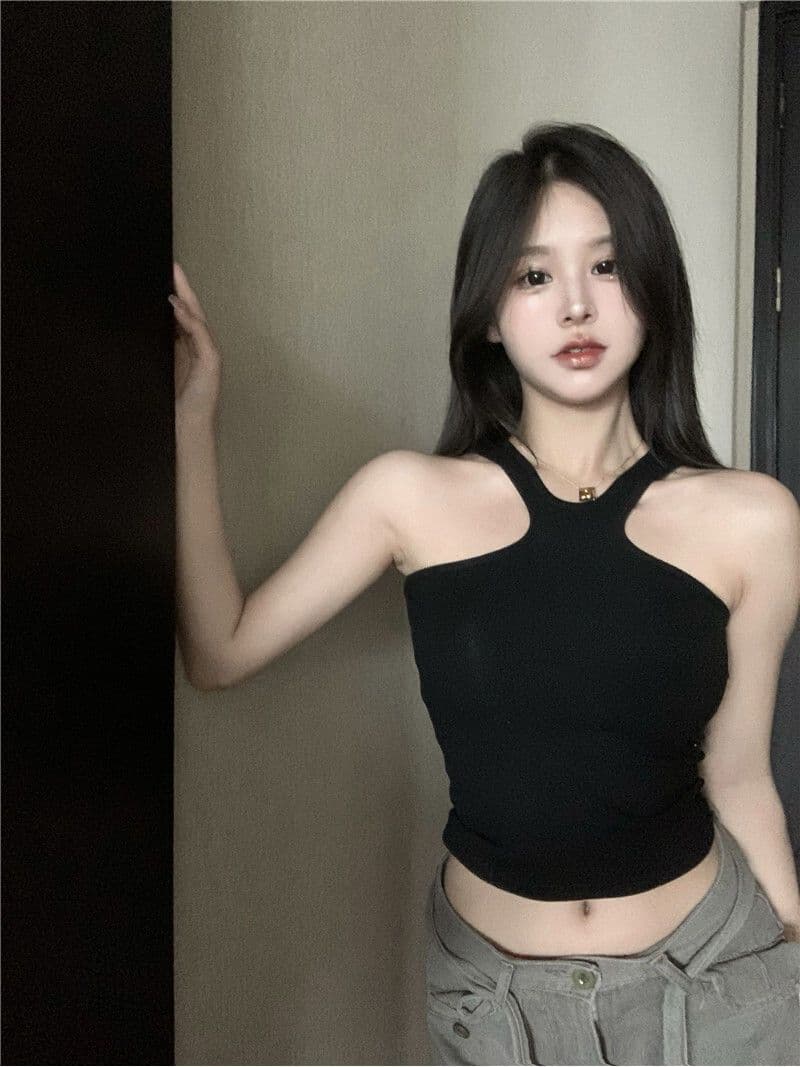 모달 원단 260 그램 불규칙 슬립 여름 비스듬한 어깨