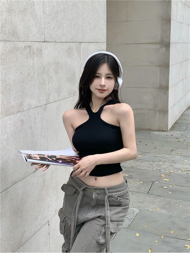 모달 원단 260 그램 불규칙 슬립 여름 비스듬한 어깨 상세 이미지 5