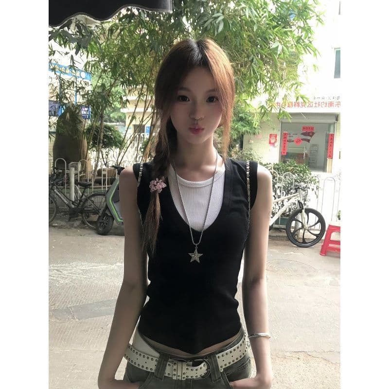 순면 40 210 그램 92 면 8 암모니아 Lun 가짜 2 피스 슈트 상세 이미지 2