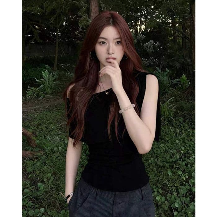 1 1 와 사고 방식 260g+ 원본 솜씨 고급 센스 품격 티셔츠 몸매 가꾸기 슬림해 보이는 디자인 센스 맨위 상세 이미지 4