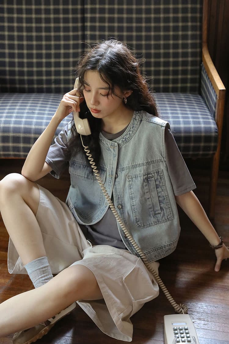 둘째 머리카락 실사 여름 새로운 문예 강아지 만화 프린트 캐주얼 라운드 넥 티셔츠 맨위 여성 상세 이미지 22