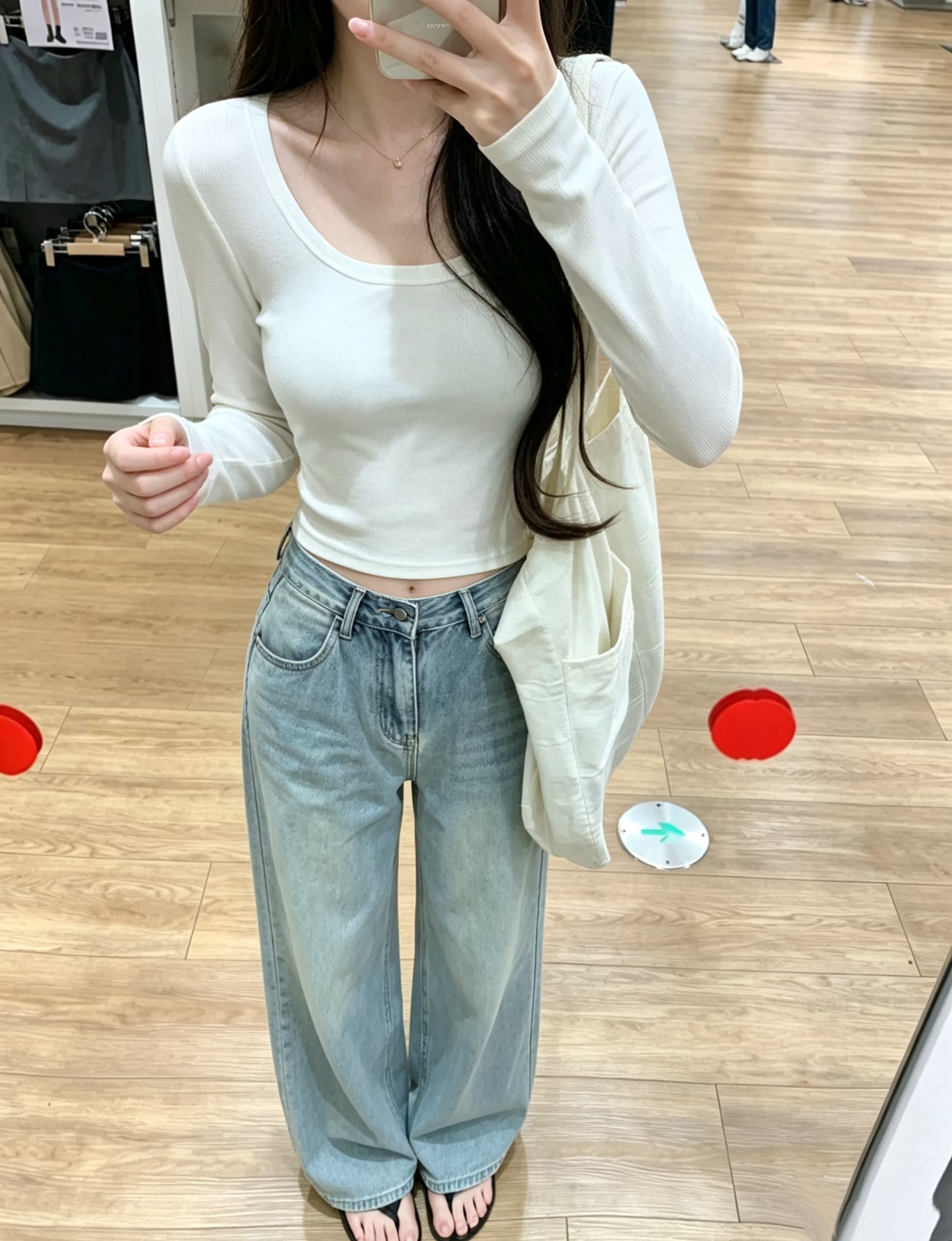 실사 정가 이른 가을 한국 스타일 단색 기초 다용도 몸매 가꾸기 디자인 긴팔 인사이드 가져 가라. 티셔츠 맨위 상세 이미지 1