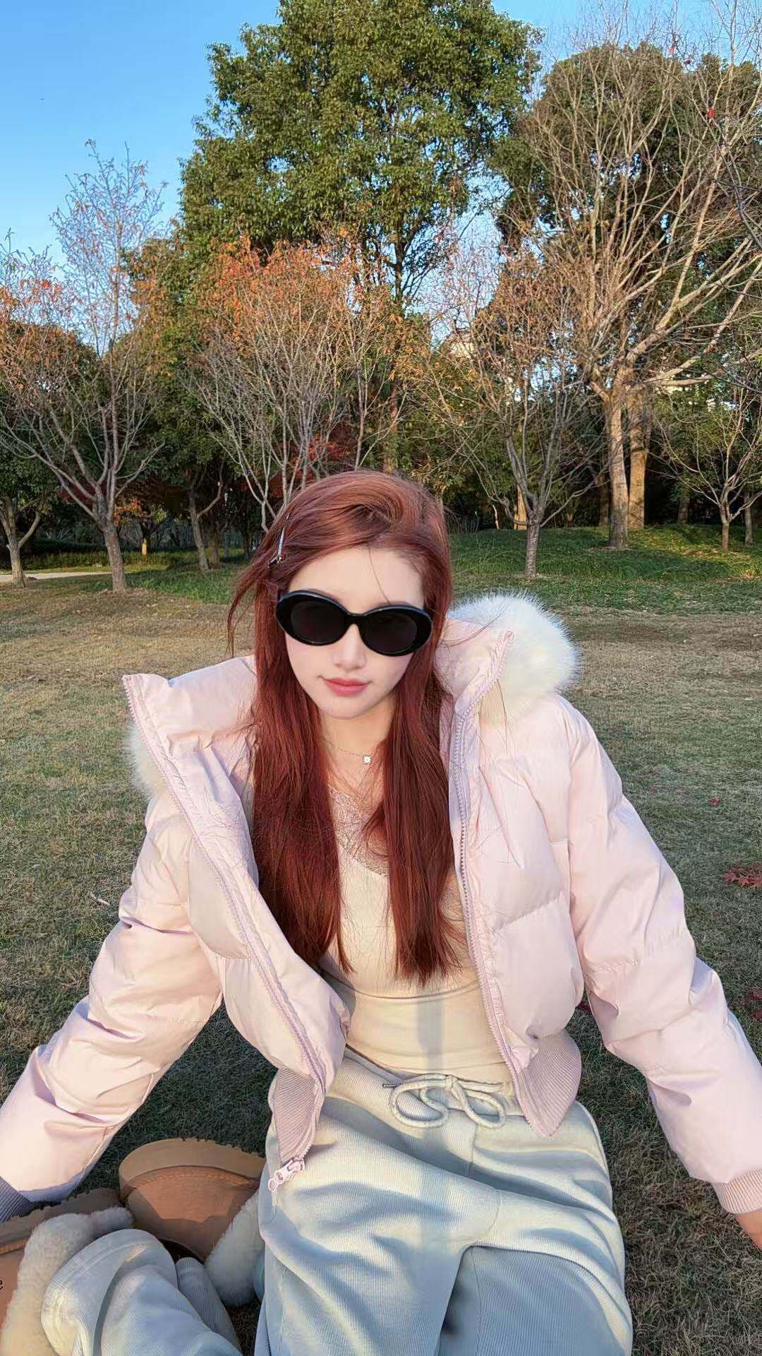 핀란드 눈 상황 허리 수축 쇼트 스타일 켄 콩 바람 다운 재킷 여성 2025 년 새로운 작은 키 큰 모피 칼라 겨울 재킷 상세 이미지 14