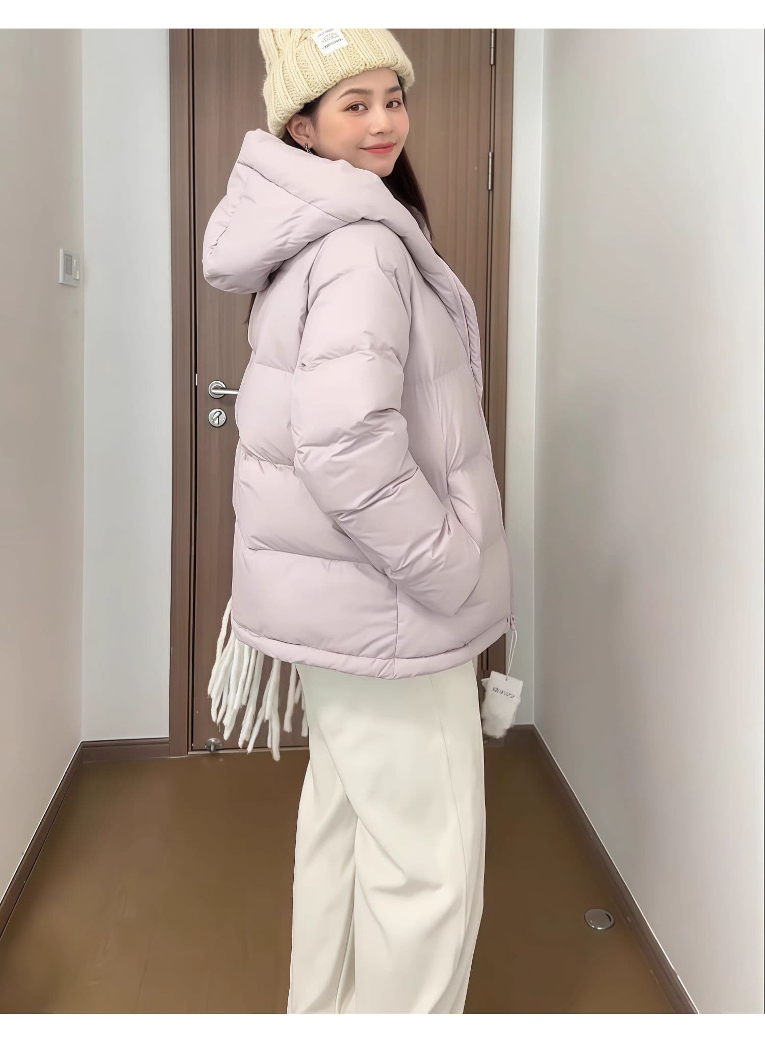 슈퍼 잘 생긴 작은 키 다운 재킷 여성 짧은 2026 새로운 학원 스타일 면 의류 두꺼운 패딩 재킷 겨울 재킷 상세 이미지 12
