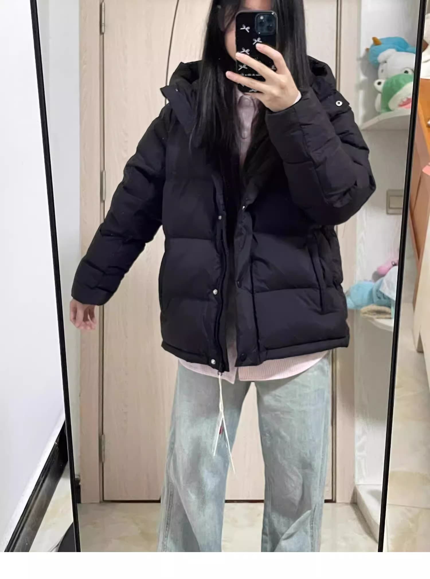 슈퍼 잘 생긴 작은 키 다운 재킷 여성 짧은 2026 새로운 학원 스타일 면 의류 두꺼운 패딩 재킷 겨울 재킷 상세 이미지 23
