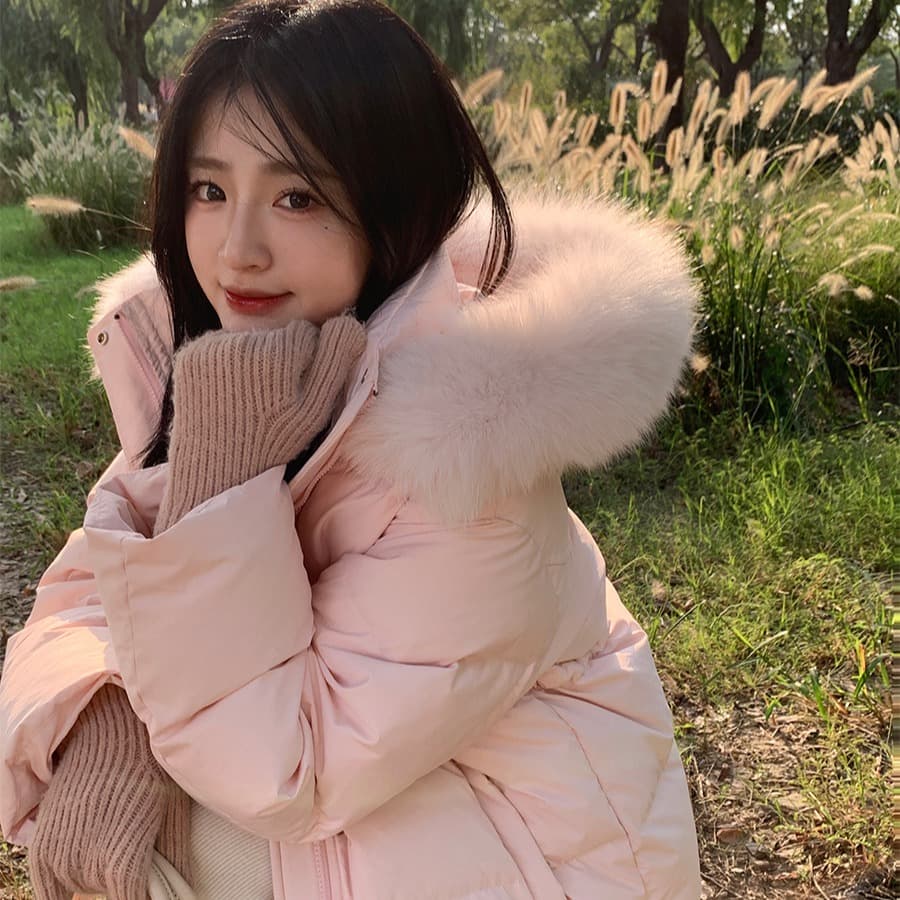 나 원하는 10 십억 면 의류 여성 겨울 2026 새로운 쇼트 스타일 작은 키 슈퍼 잘 생긴 올해 인기 여성의 아파트 꿀 폭발 이미지 6