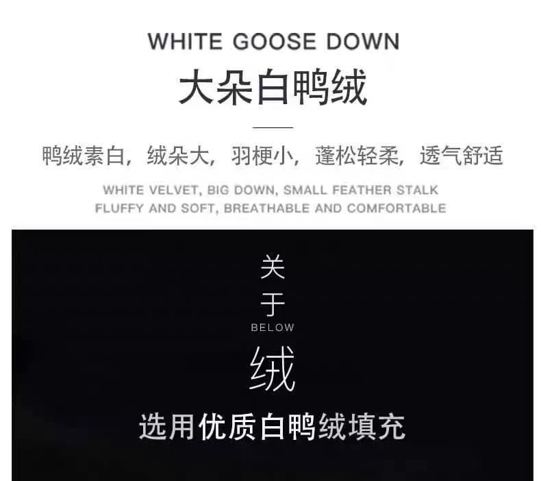 사실 다운 한 부서 후드 중간 길이 다운 재킷 여성 2026 겨울 보온 루즈핏 두꺼운 빵 외투 상세 이미지 2