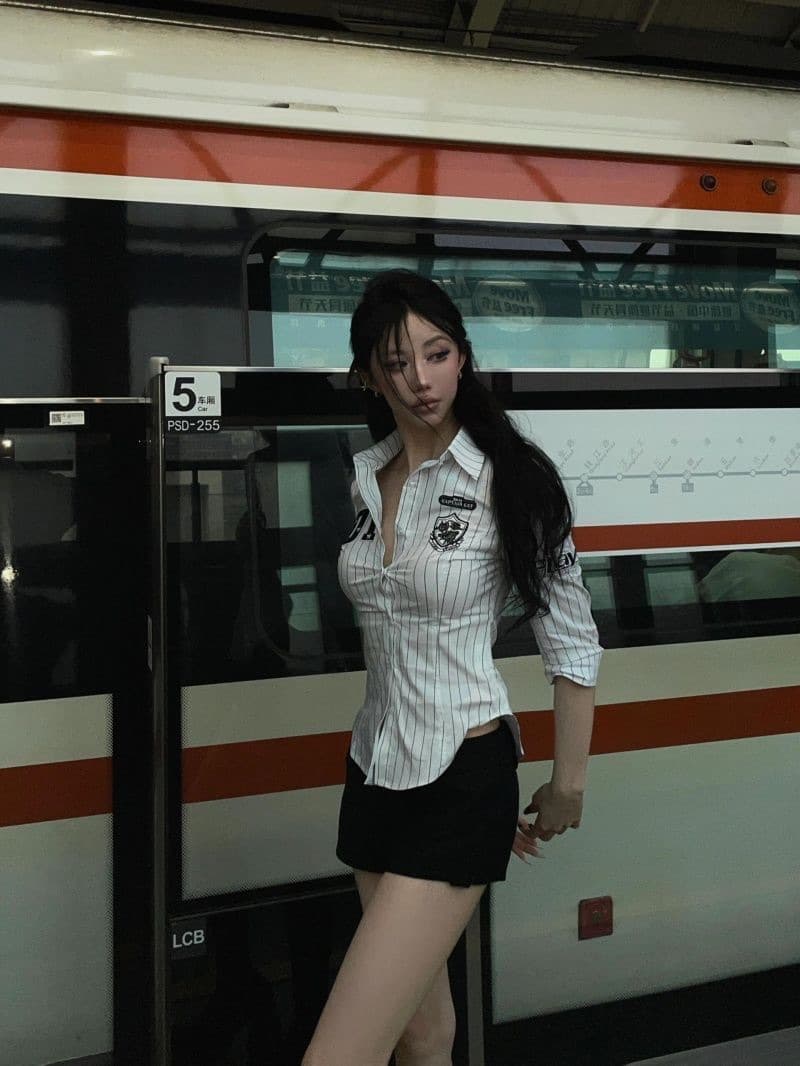 실사 작은 대중 한 부서 체크무늬 여성 셔츠 이른 가을 다용도 루즈핏 느긋한 바람 맨위 외부 가져 가라. 체크무늬 셔츠 재킷 상세 이미지 4