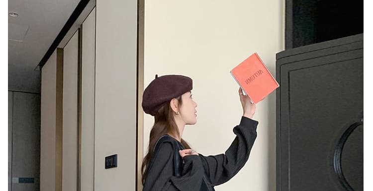 대 물품 가을 새로운 미니멀리즘 디자인 센스 작은 대중 가죽 베스트 빛 럭셔리 후드티 드레스 임산부 투피스 세트 상세 이미지 47