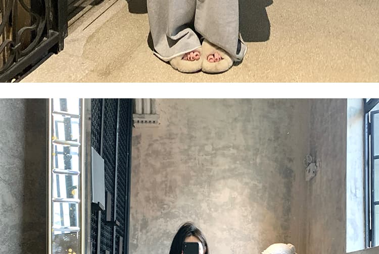 대 물품 한 부서 디자인 센스 임산부 세트 봄 가을 비스듬한 어깨 의류 느긋한 캐주얼 임산부 스트레이트 팬츠 투피스 세트 상세 이미지 24