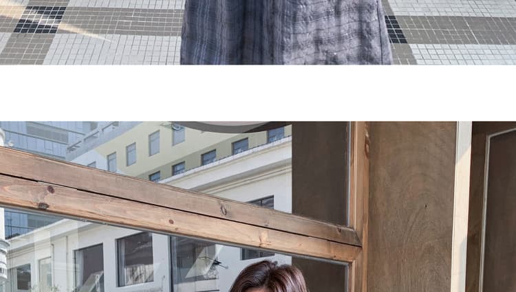 여름 한 부서 레트로 체크무늬 민소매 임산부 조끼 원피스 2026 새로운 디자인 센스 롱 스커트 상세 이미지 35