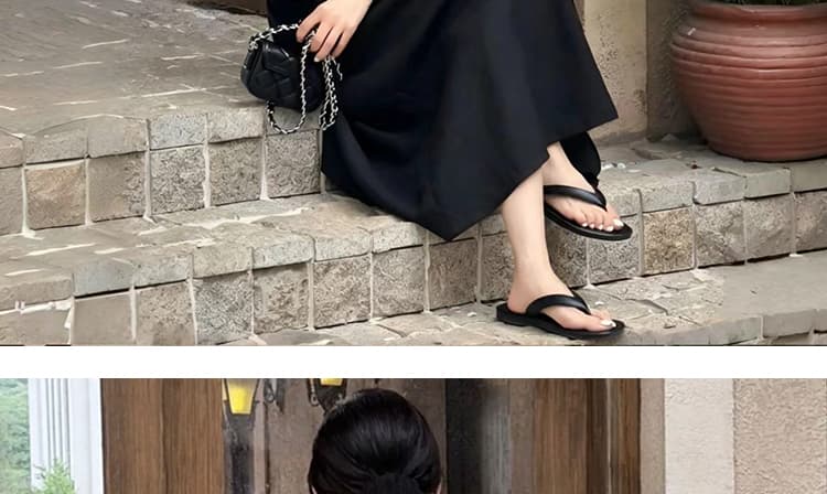 한 부서 디자인 센스 절묘한 민소매 임산부 드레스 여름 새로운 불규칙한 품격 루즈핏 슬림해 보이는 A라인 스커트 상세 이미지 27