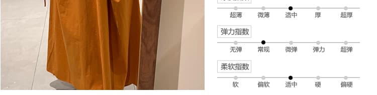 높은 품질 대 물품 여름 새로운 순면 V넥 슬림해 보이는 프랑스식 루즈핏 품격 소매 임산부 드레스 상세 이미지 15