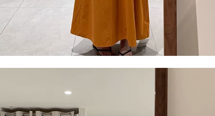 높은 품질 대 물품 여름 새로운 순면 V넥 슬림해 보이는 프랑스식 루즈핏 품격 소매 임산부 드레스 상세 이미지 24