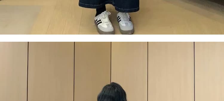 지금 가을 겨울 두꺼운 데님 조끼 원피스 니트 스웨터 맨위 루즈핏 슬림해 보이는 임산부 투피스 세트 상세 이미지 34