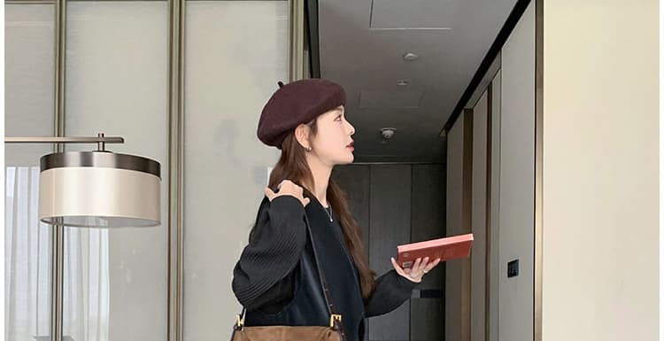 지금 가을 새로운 미니멀리즘 디자인 센스 작은 대중 가죽 베스트 빛 럭셔리 후드티 드레스 임산부 투피스 세트 상세 이미지 24