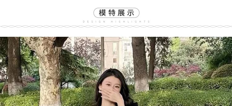 지금 임산부 여름 드레스 패션 새로운 표지 배 민소매 인형 셔츠 맨위 품격 슬림해 보이는 반신 스커트 투피스 세트 상세 이미지 16