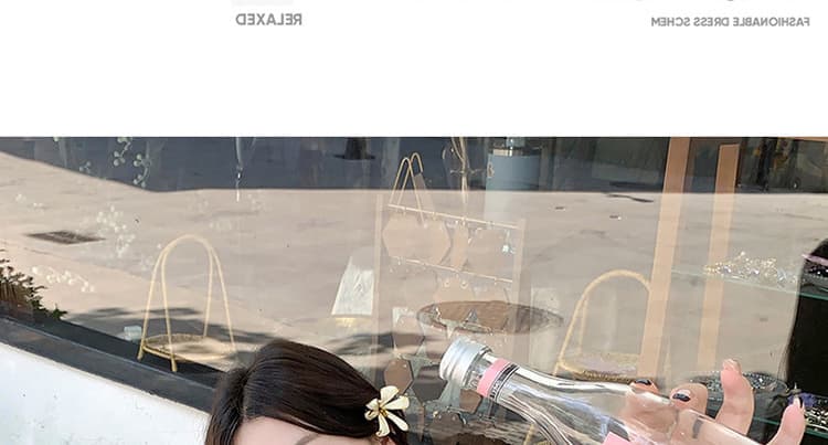 지금 출산 착용 프랑스식 오프숄더 도트 무늬 인형 드레스 새로운 단순한 관대 한 고급 센스 착용 가져 가라. 퍼프 스커트 상세 이미지 31