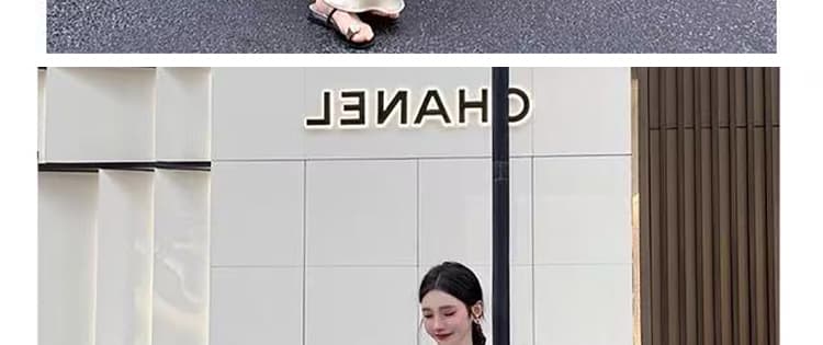 지금 출산 착용 품격 착용 가져 가라. 나비 매듭 디자인 센스 슬립 맨위 도루 센스 한 마디 반신 롱 스커트 세트 상세 이미지 29