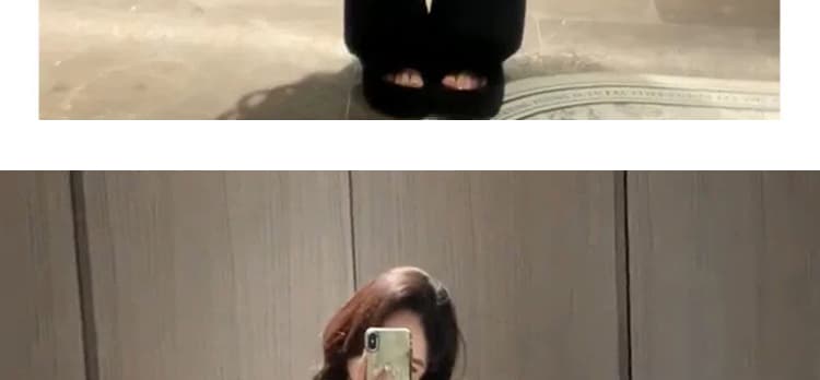 지금 출산 착용 새로운 인기 고급 센스 스웨터 니트 털이 있고 두꺼운 양모 마이크로 라 범프 바지 투피스 세트 상세 이미지 23