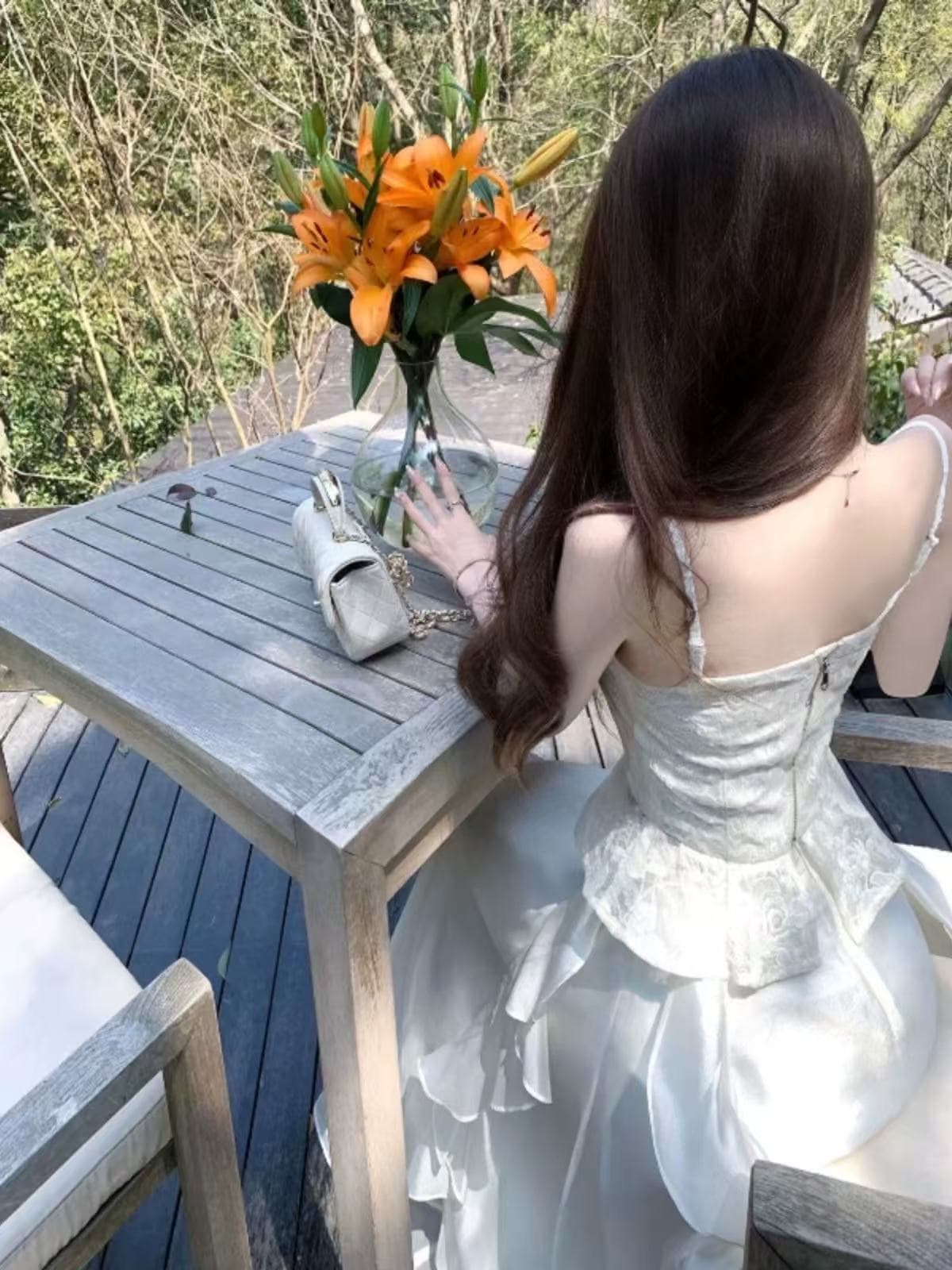 부드러운 부서 튀김 거리 우유 乖離 세트 순수한 욕망 레이스 슬립 맨위 반신 스커트 투피스 세트 우유 부서 착용 가져 가라. 전체 집합 상세 이미지 4