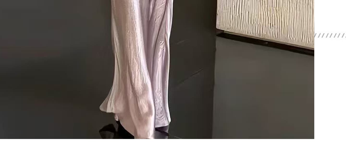 지금 임산부 여름 빛 럭셔리 바람 고급 센스 착용 가져 가라. 새로운 중식 바람 아세트산 새틴 슬립 드레스 세트 상세 이미지 6