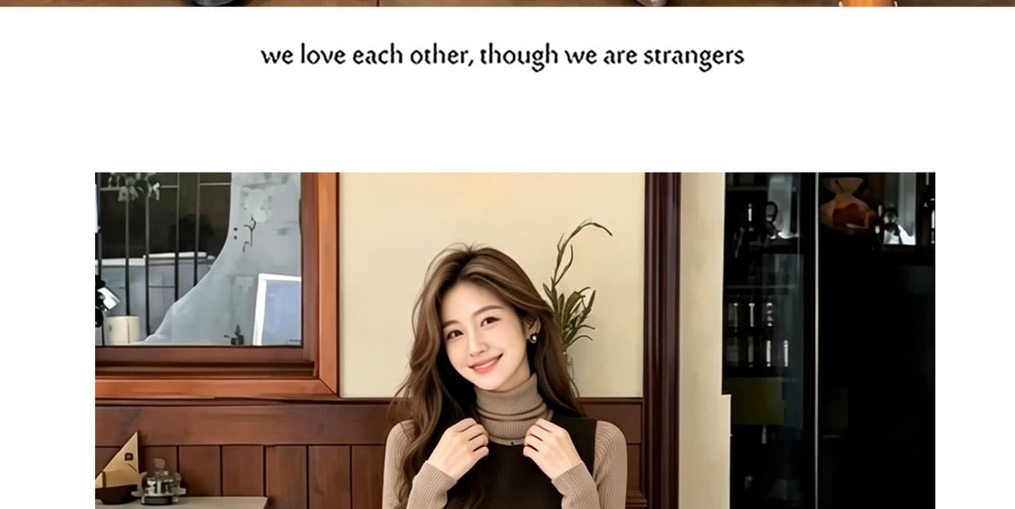 실사 빅 사이즈 착용 가져 가라. 패션 빛 럭셔리 라운드 넥 조끼 롱 스커트 슬림해 보이는 민소매 모직 점프 슈트 치마 세트 상세 이미지 17