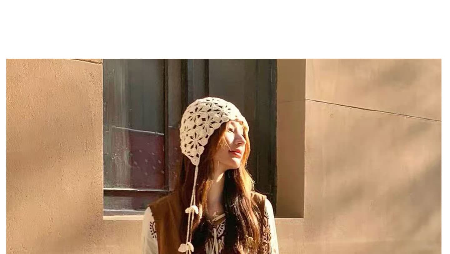빅 사이즈 보헤미안 민족 스타일 꽃무늬 드레스 술 가을 아시아 인 사슴 캐시미어 베스트 세트 상세 이미지 22